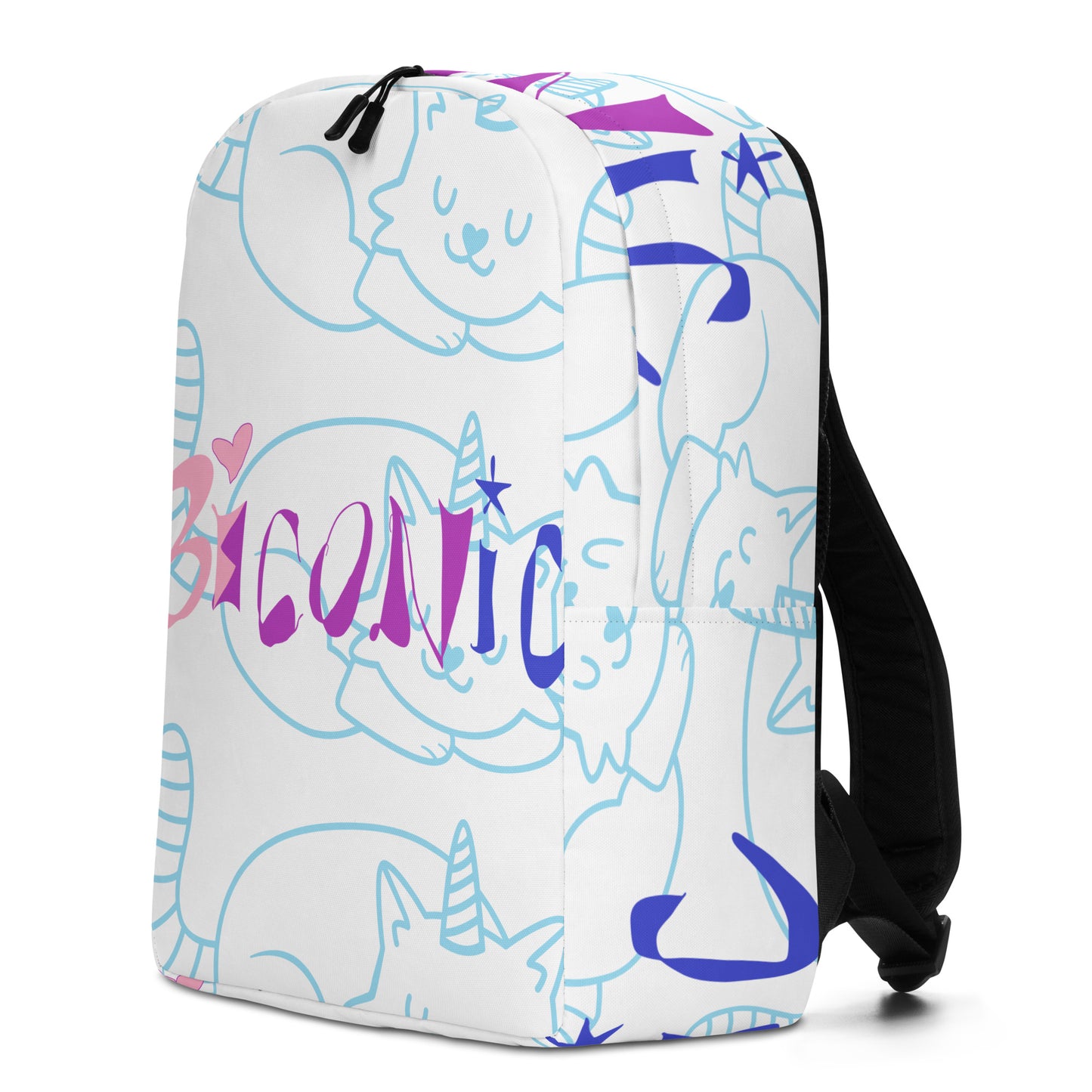 Kittycorn print Backpack