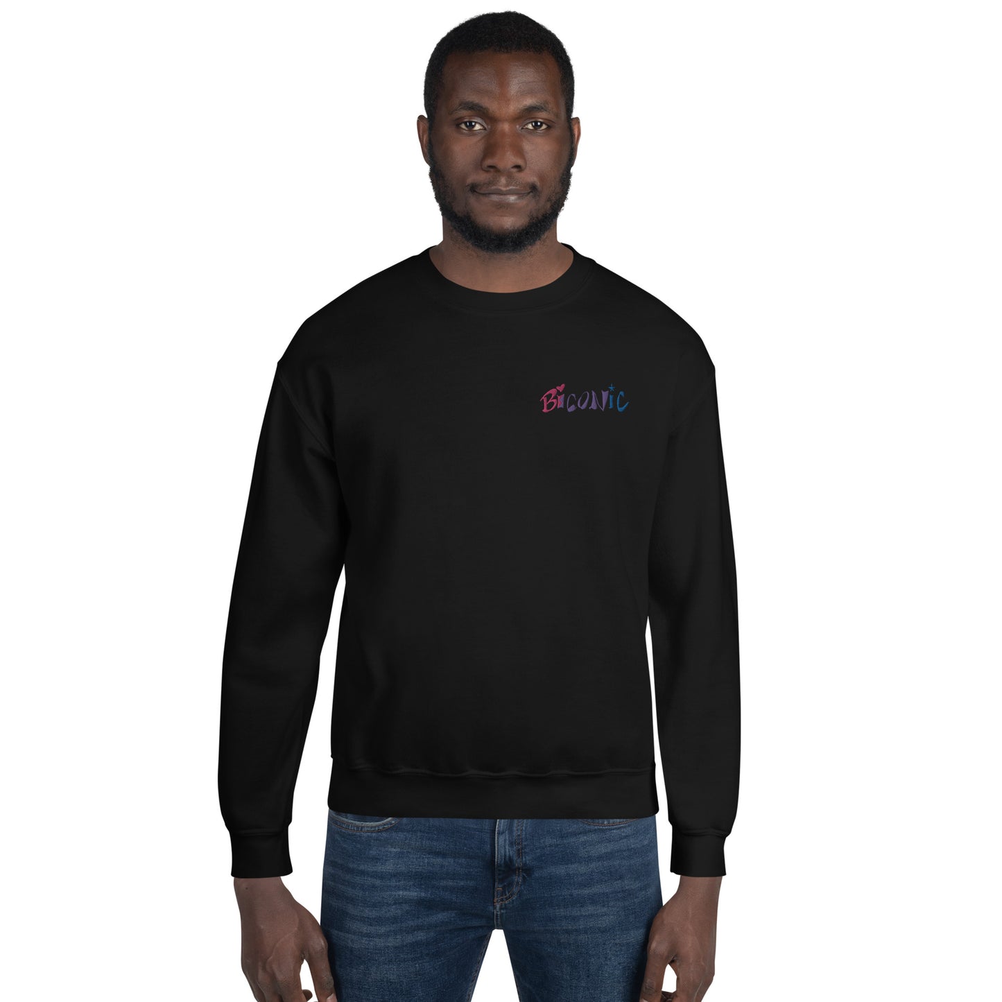 Unisex Crewneck left chest embroidered