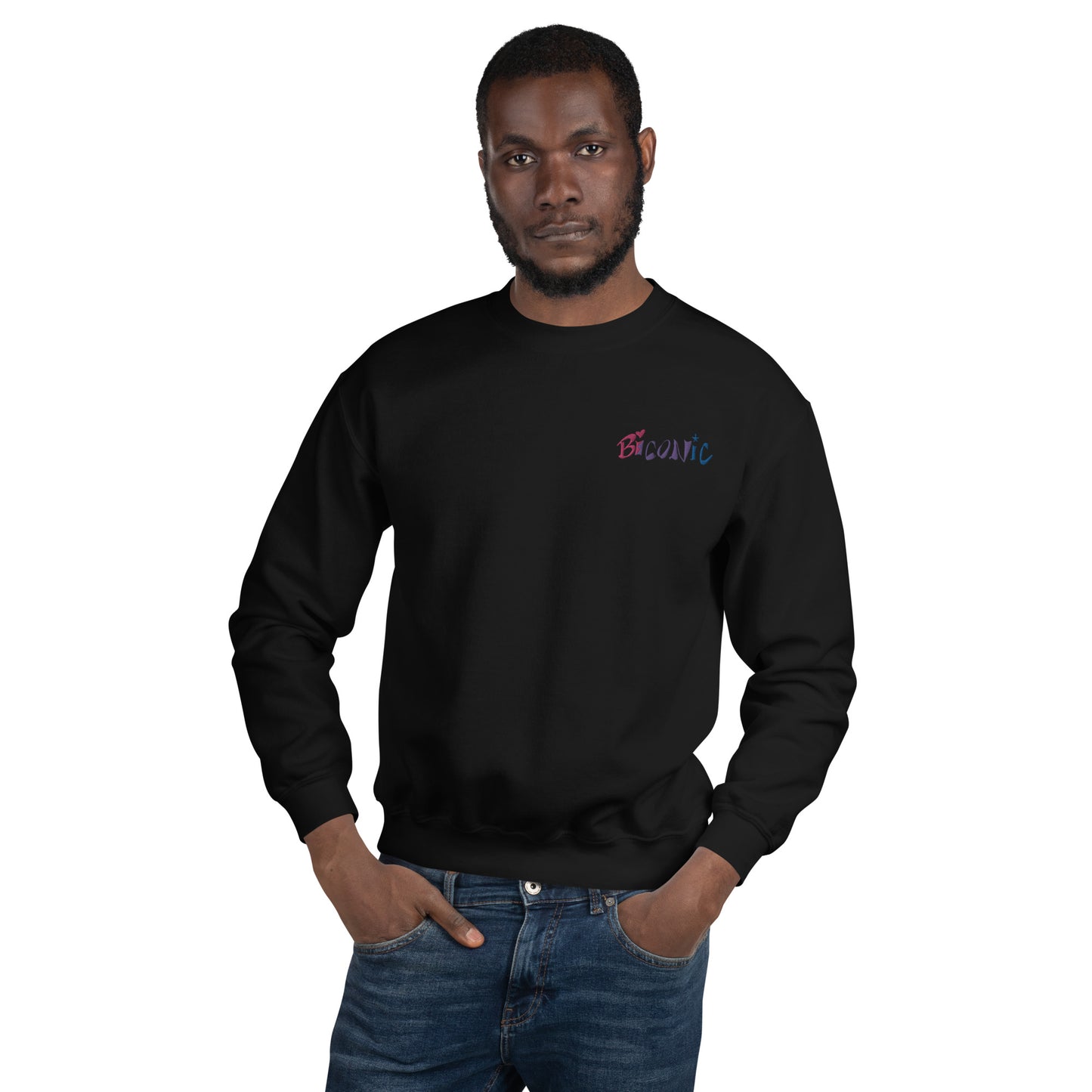 Unisex Crewneck left chest embroidered