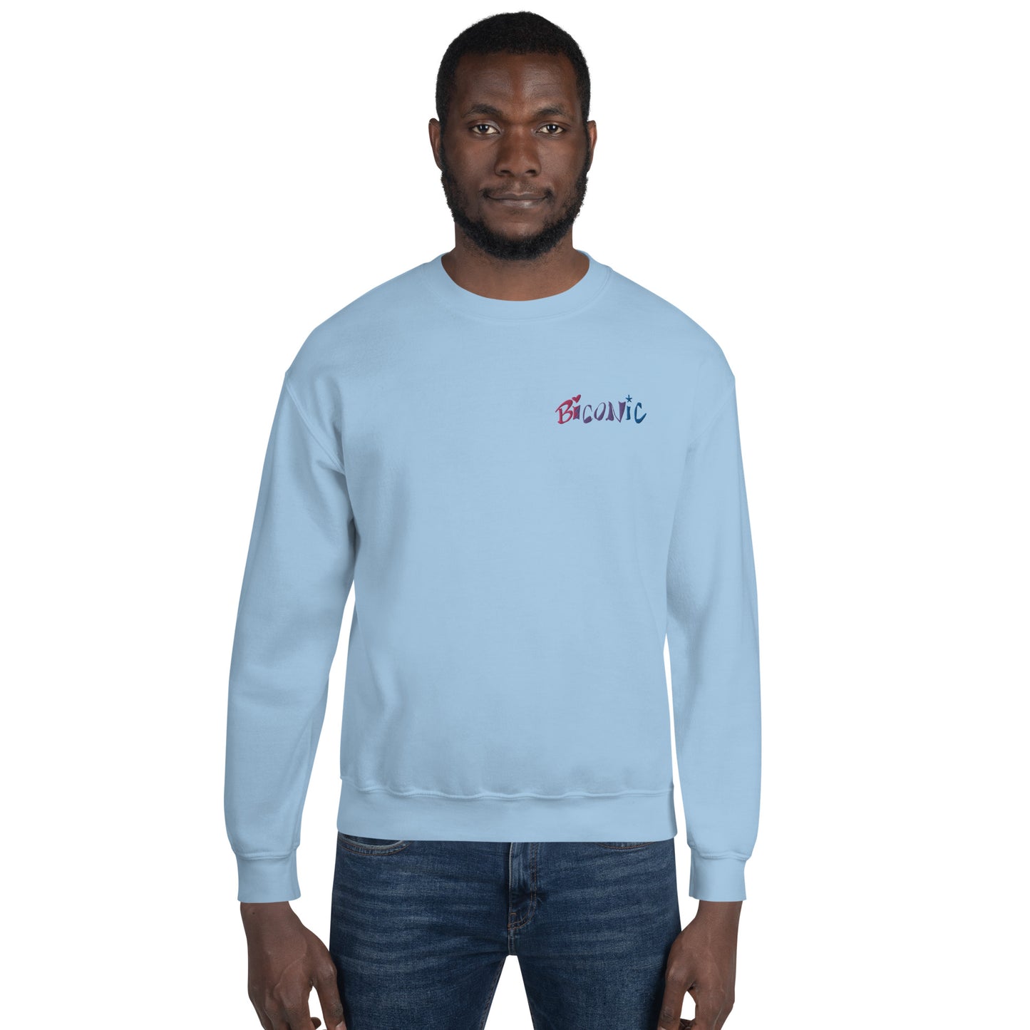 Unisex Crewneck left chest embroidered