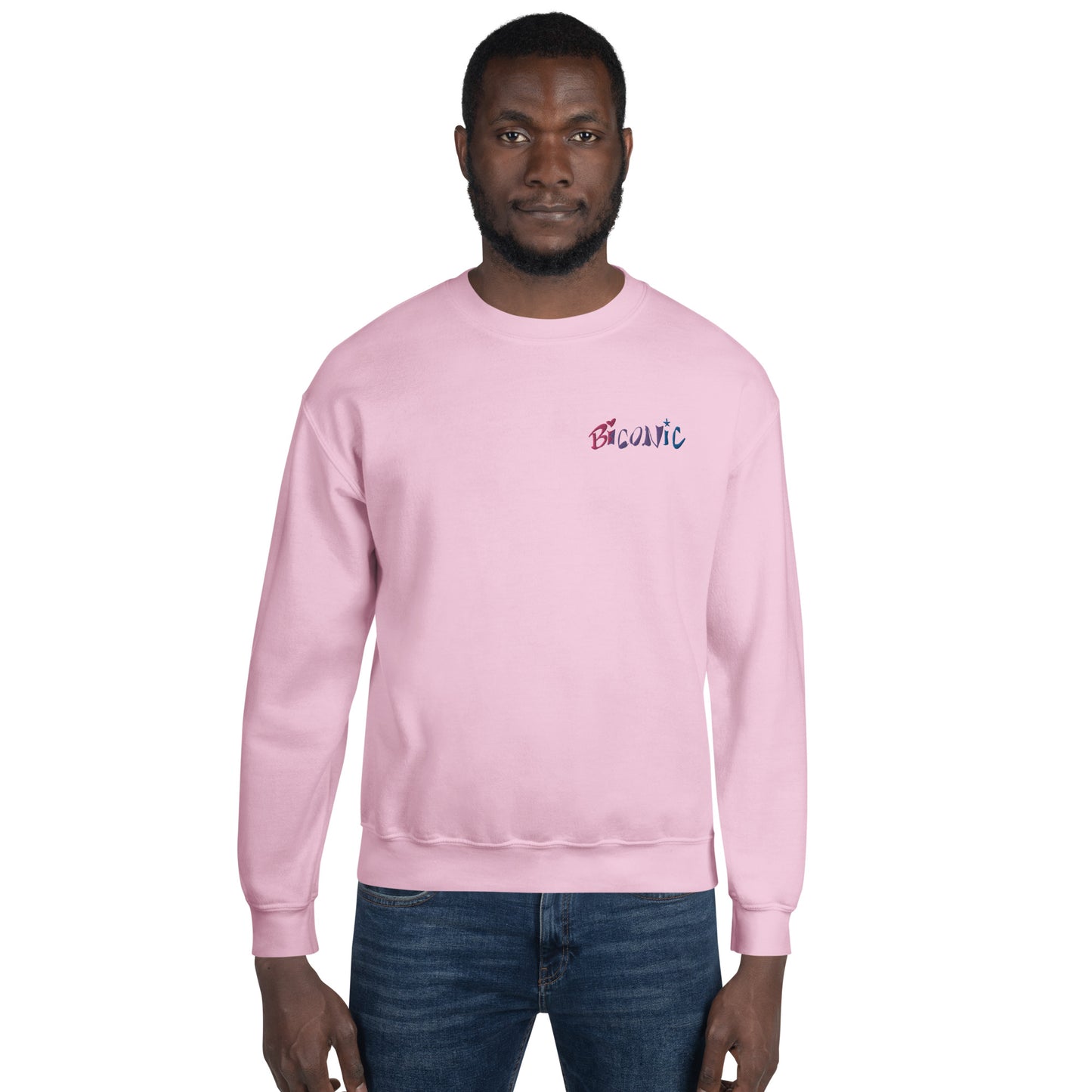 Unisex Crewneck left chest embroidered