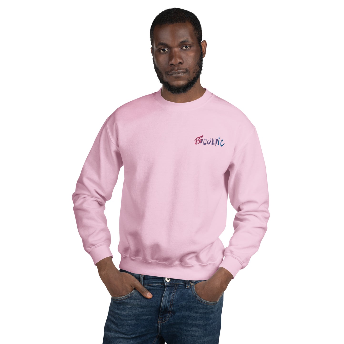 Unisex Crewneck left chest embroidered