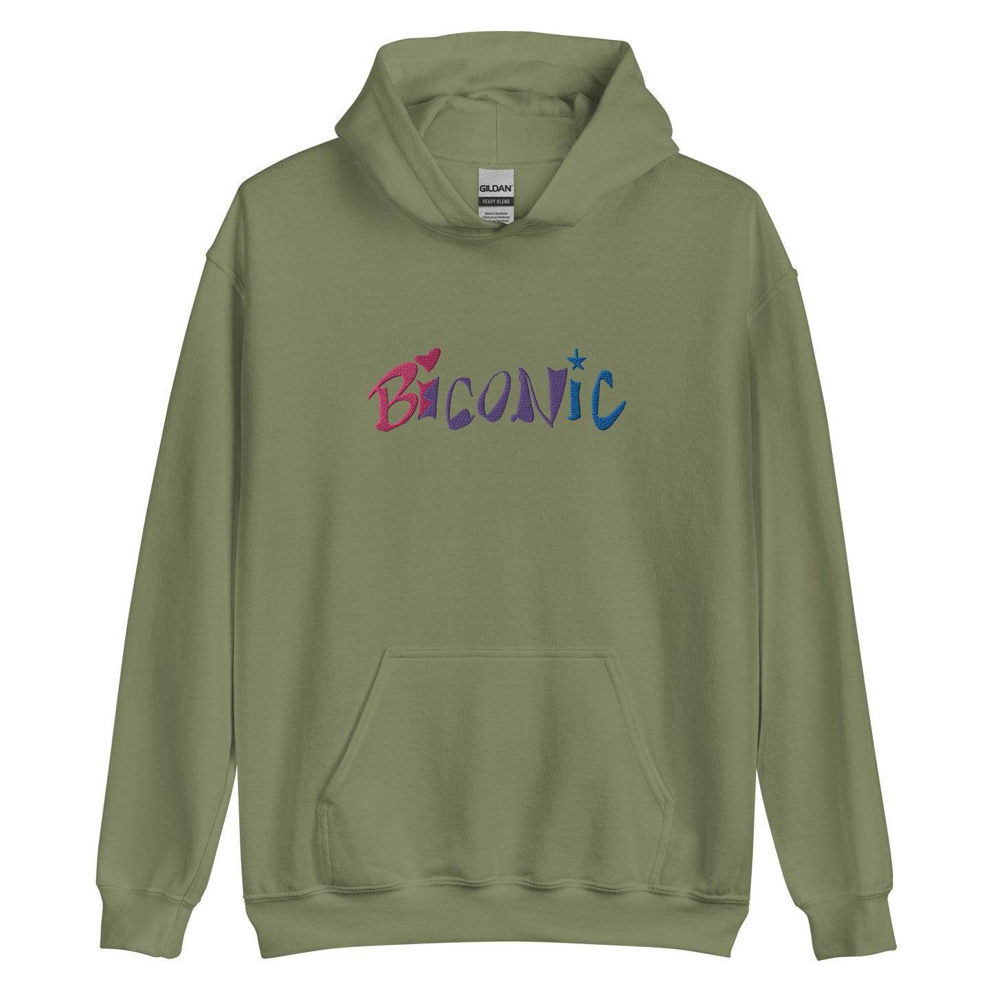 Unisex Hoodie embroidered