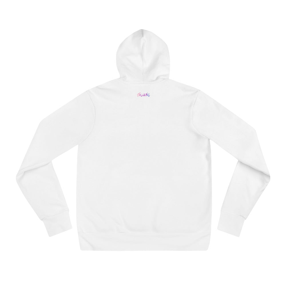 SoftBlend Unisex hoodie - embroidered left chest