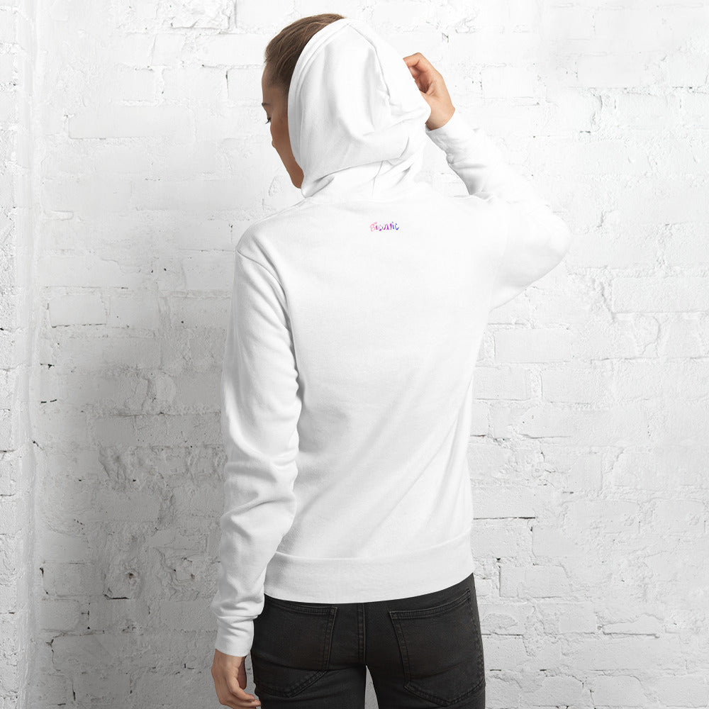 SoftBlend Unisex hoodie - embroidered left chest