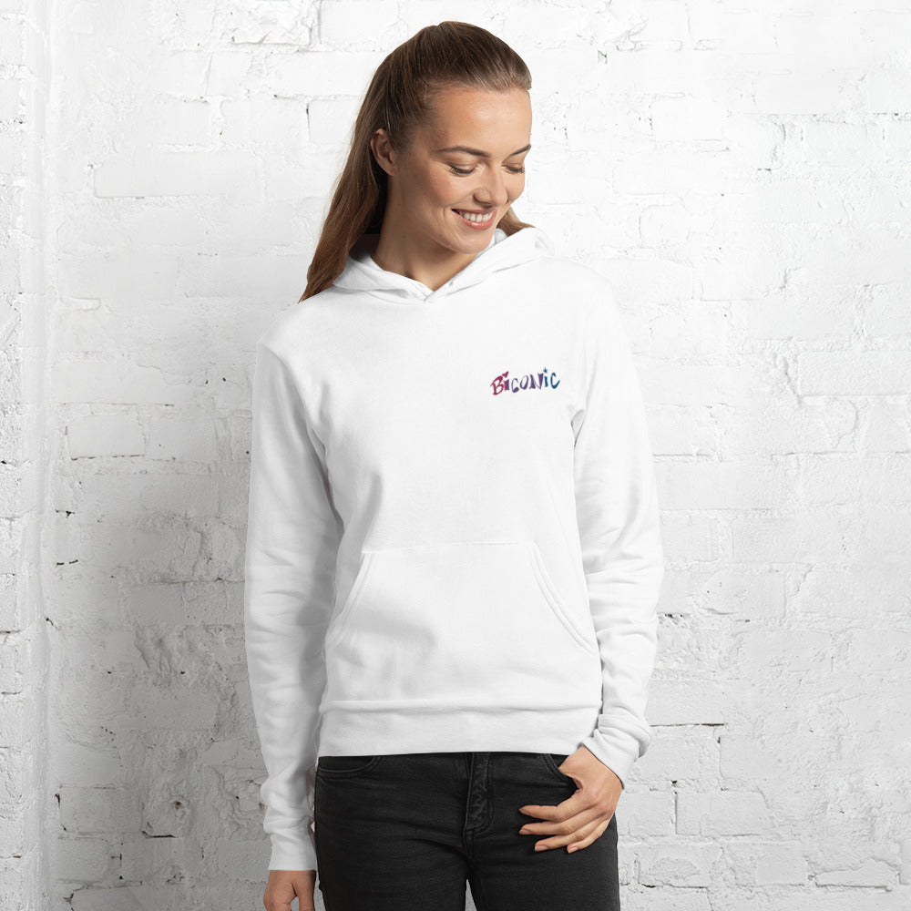 SoftBlend Unisex hoodie - embroidered left chest